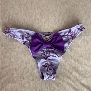 Aqua Swim Purple Bow Bikini Bottom